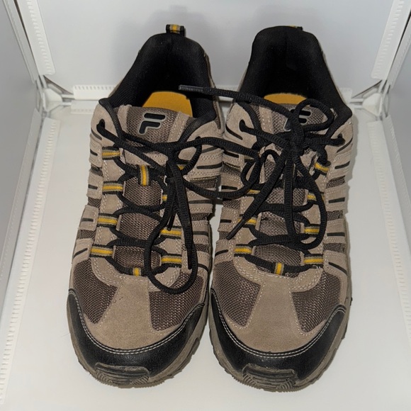 Men's FILA Brown Hiking Shoes - Picture 3 of 7